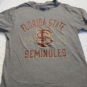 Knights Apparel Gray Florida State Seminoles Tee